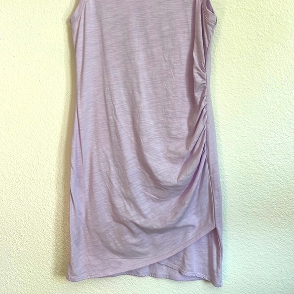 Nine West Lavender T-Shirt Bodyxon Dress NWT Large - Picture 3 of 4